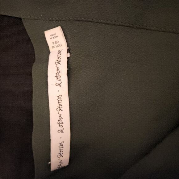 & OTHER STORIES Green Cut Out Dress 6 - Picture 11 of 11